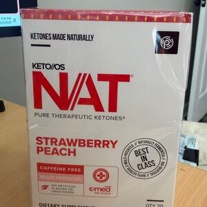 Pruvit Keto//OS NAT Strawberry Peach Supplement